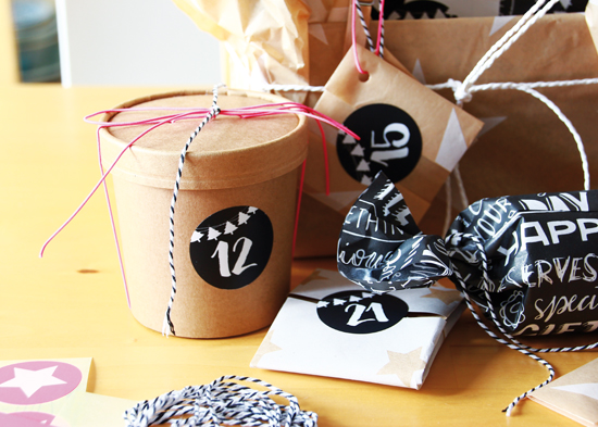 binedoro Blog, Adventskalender gestalten, Verpackung, Geschenkverpackung, Weihnachten, #miomodokreativteam