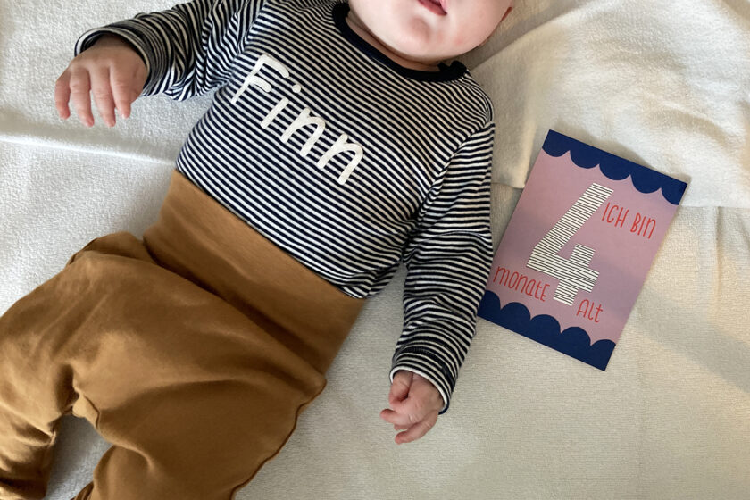 Finn 4 Monate Meilenstein binedoro